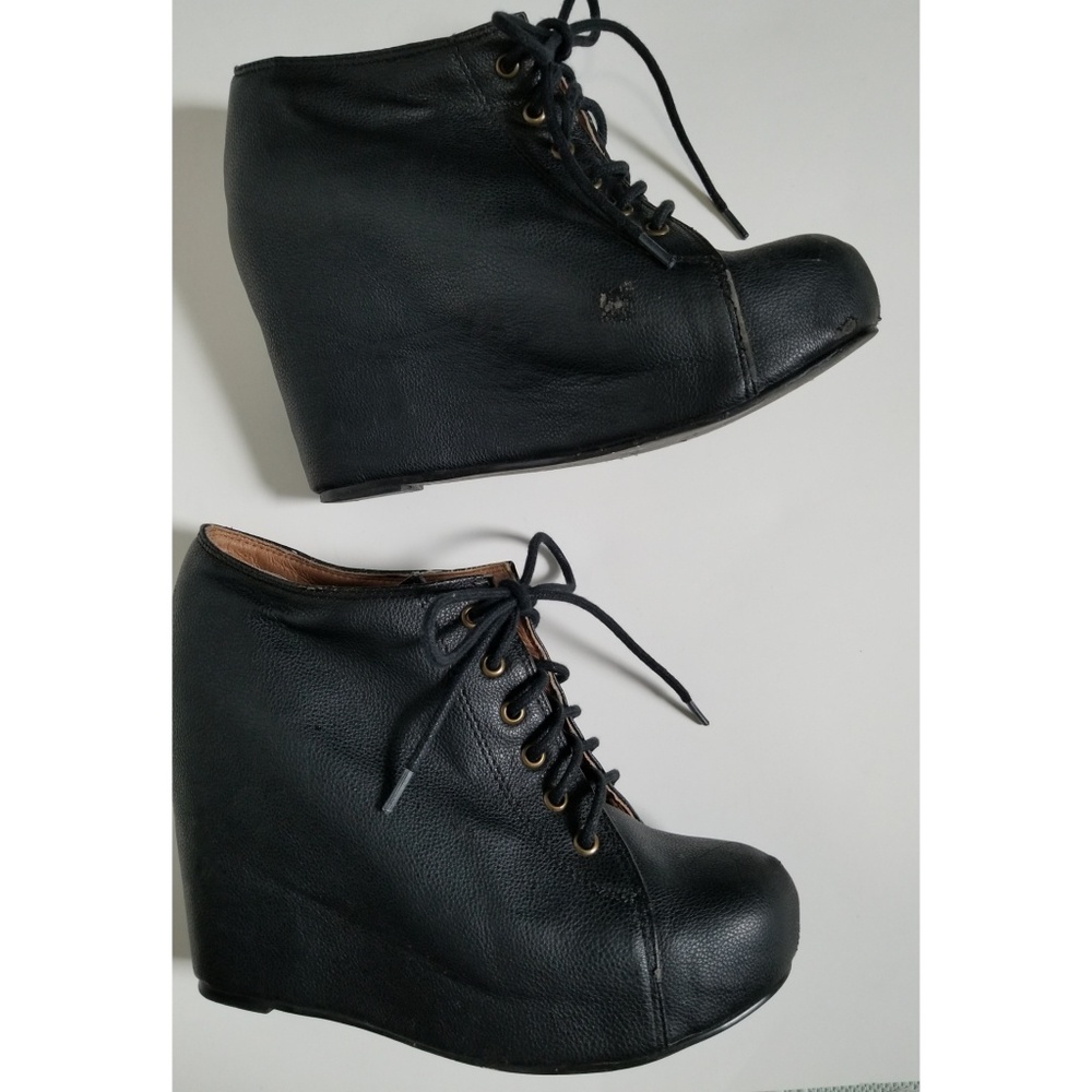 Handmade Havana Last Platform Booties - Picture 2 of 6